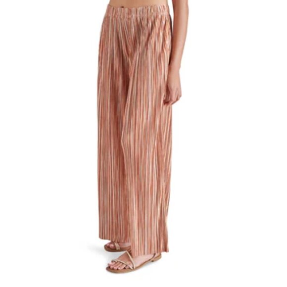 NEW STEVE MADDEN Ansel Stripe Variegated Pleat Pants for women 261tn - Picture 1 of 8